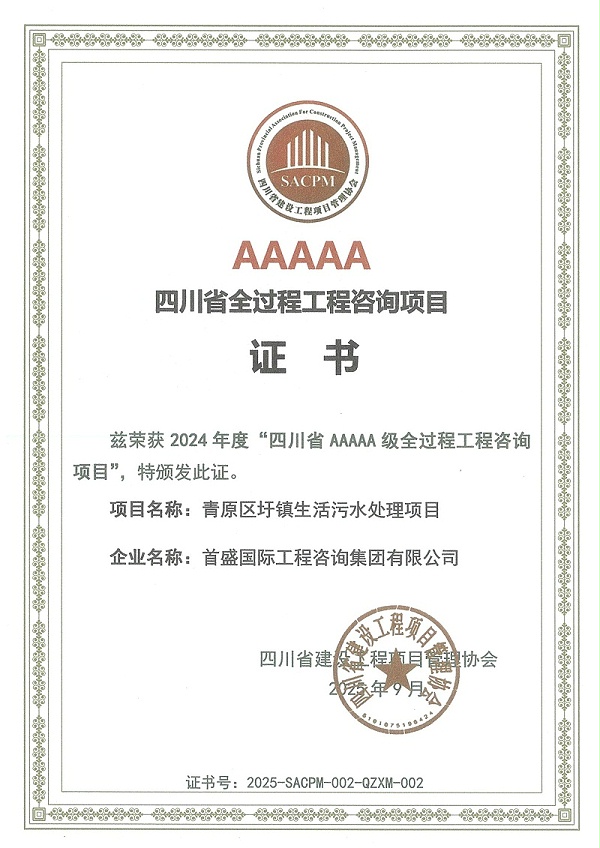 2024年度“四川省AAAAA级全过程工程咨询(1)
