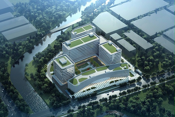 智慧燃气鸟瞰图