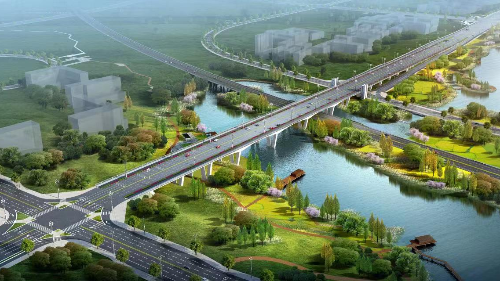 首盛监理乐山高新区基础设施及配套工程建设项目——乐高大桥顺利合龙！