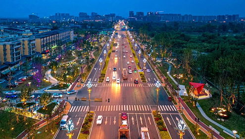 首盛市政道路工程监理项目：彭州纵贯市域的牡丹大道北延线等道路环境整治工程