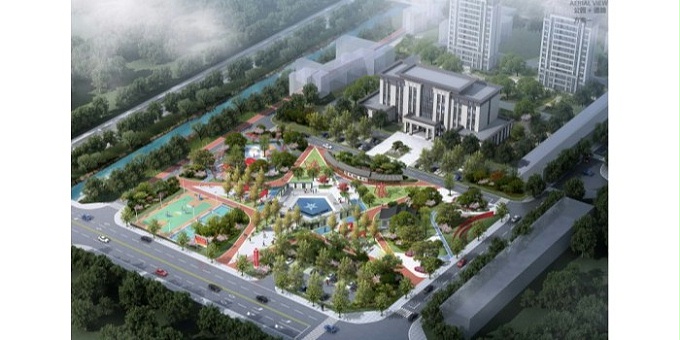 首盛监理项目：南康区第三批新型城镇化示范乡镇项目滨湖游园建设